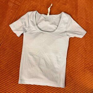 Wundermost Ultra-Soft Ribbed Nulu Scoop-Neck Shirt, Lululemon